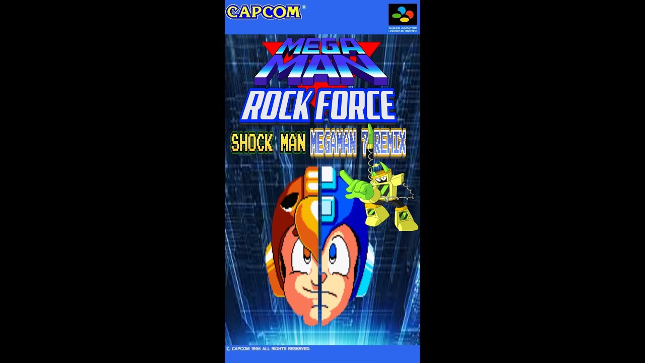 Megaman Rock Force Intro/Shock Man Stage(Megaman 7 Remix)