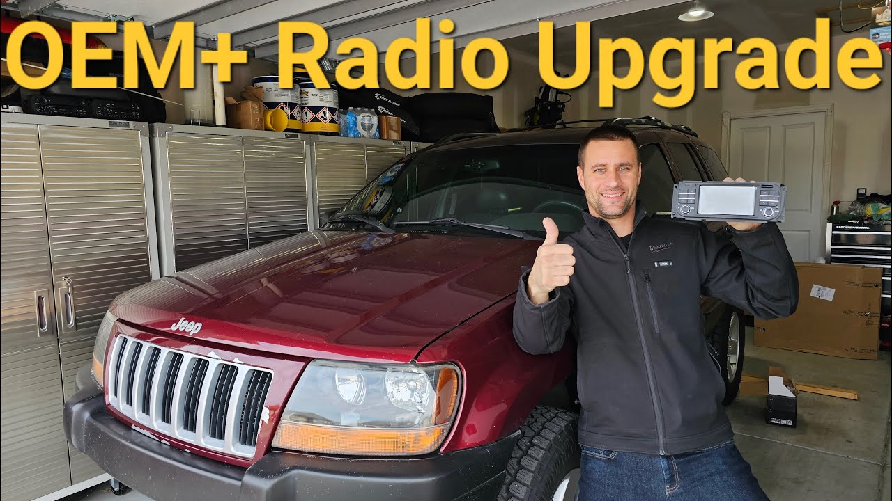 My 20 YEAR OLD Radio Finally Broke OEM+ Radio Upgrade In My JEEP Grand Cherokee WJ