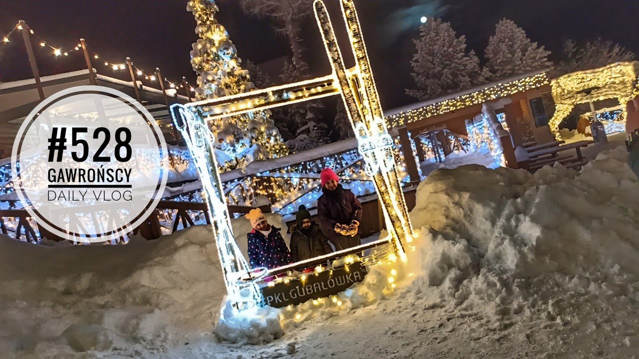 Zakopane zima górki Sanki Kraina Światła Gubałówka