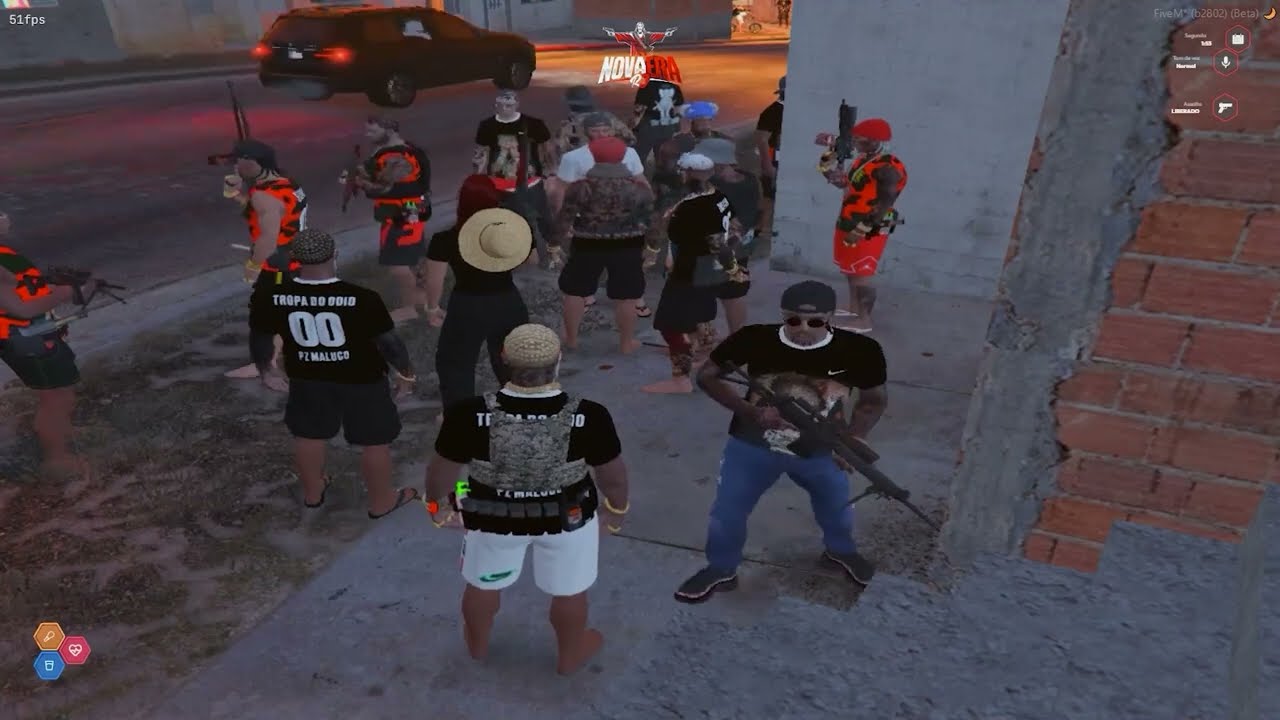 LUQUET4 CHEGOU CHEIO DE MARRA NA FAVELA DO MC POZE   GTA RP