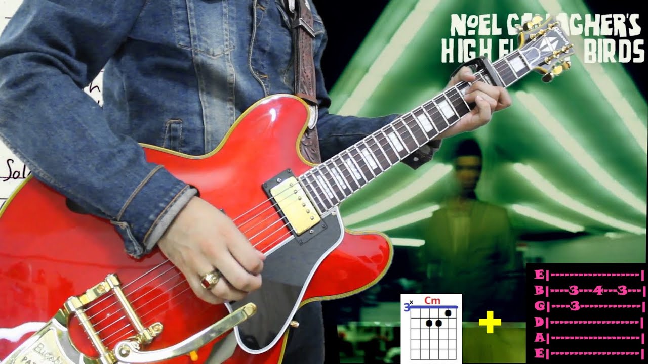 Noel Gallagher - Everybody's On The Run - TABS Guitar COVER (Live Version)