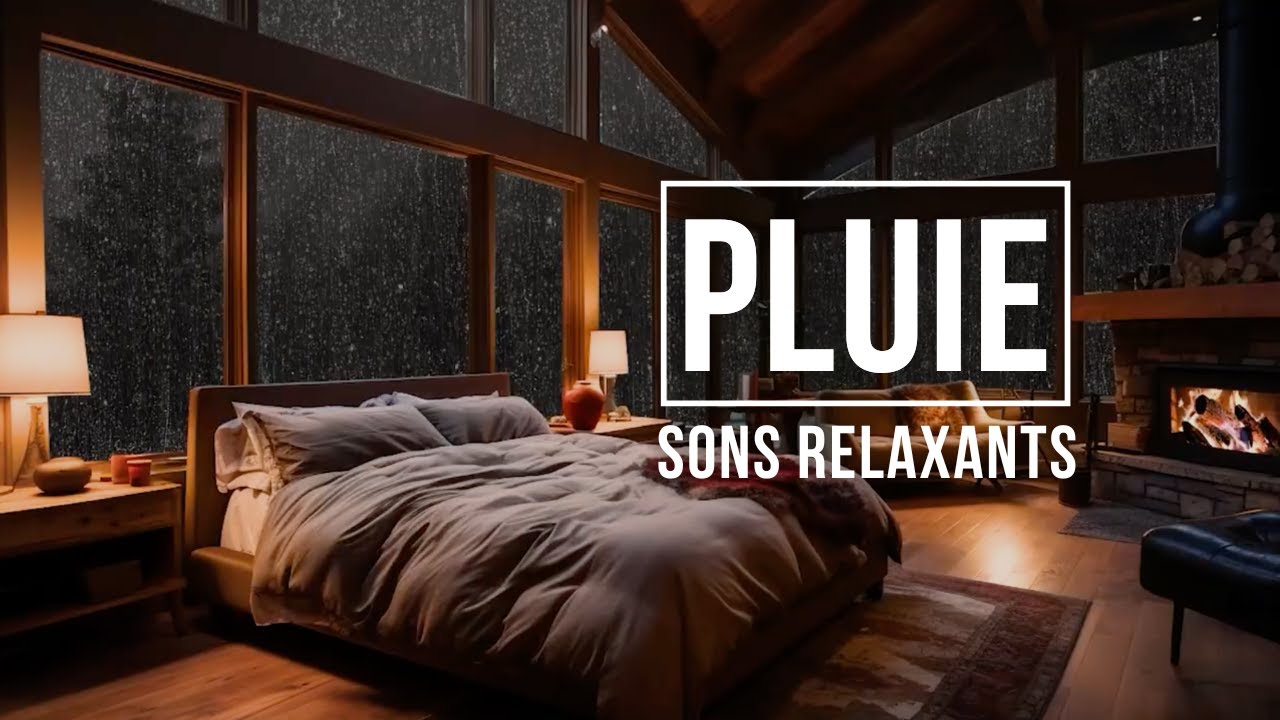 Ambiance Pluie Nocturne | Se Relaxer, Se Concentrer & Dormir - Rain Against the Window at Night