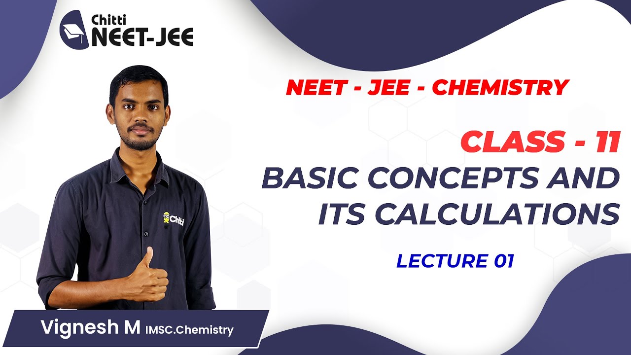 Basics - 01 •Elements & Compounds•  IIT JEE • NEET • Tamil • CHEMISTRY • Vignesh Sir