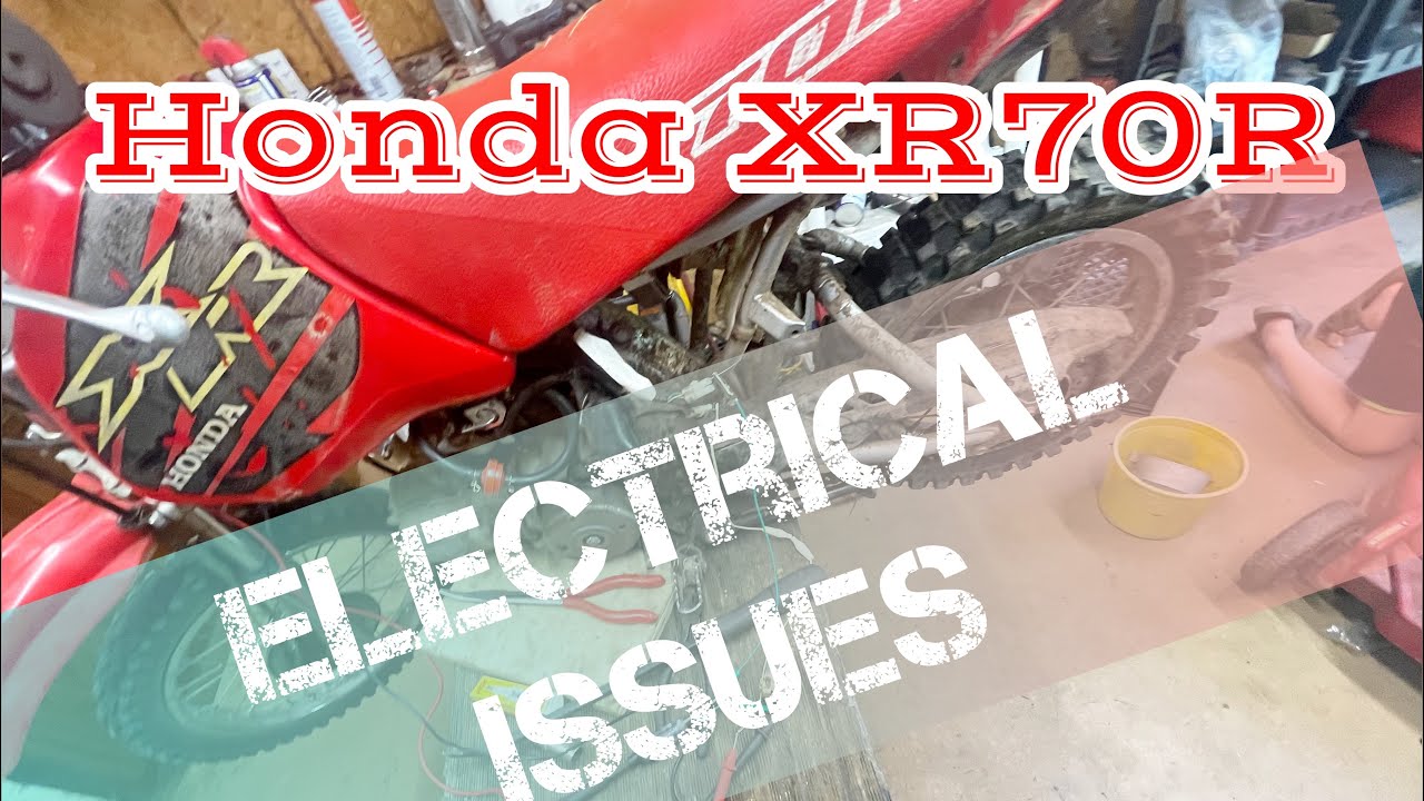 Проблемы с электрикой на Honda XR70R 2000 года выпуска.