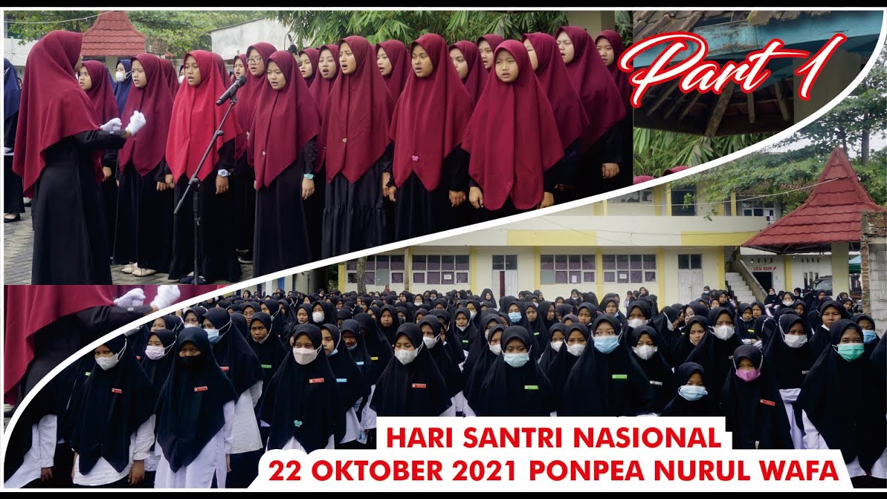 Upacara Hari santri Nasional  2021Nurul wafa part 1