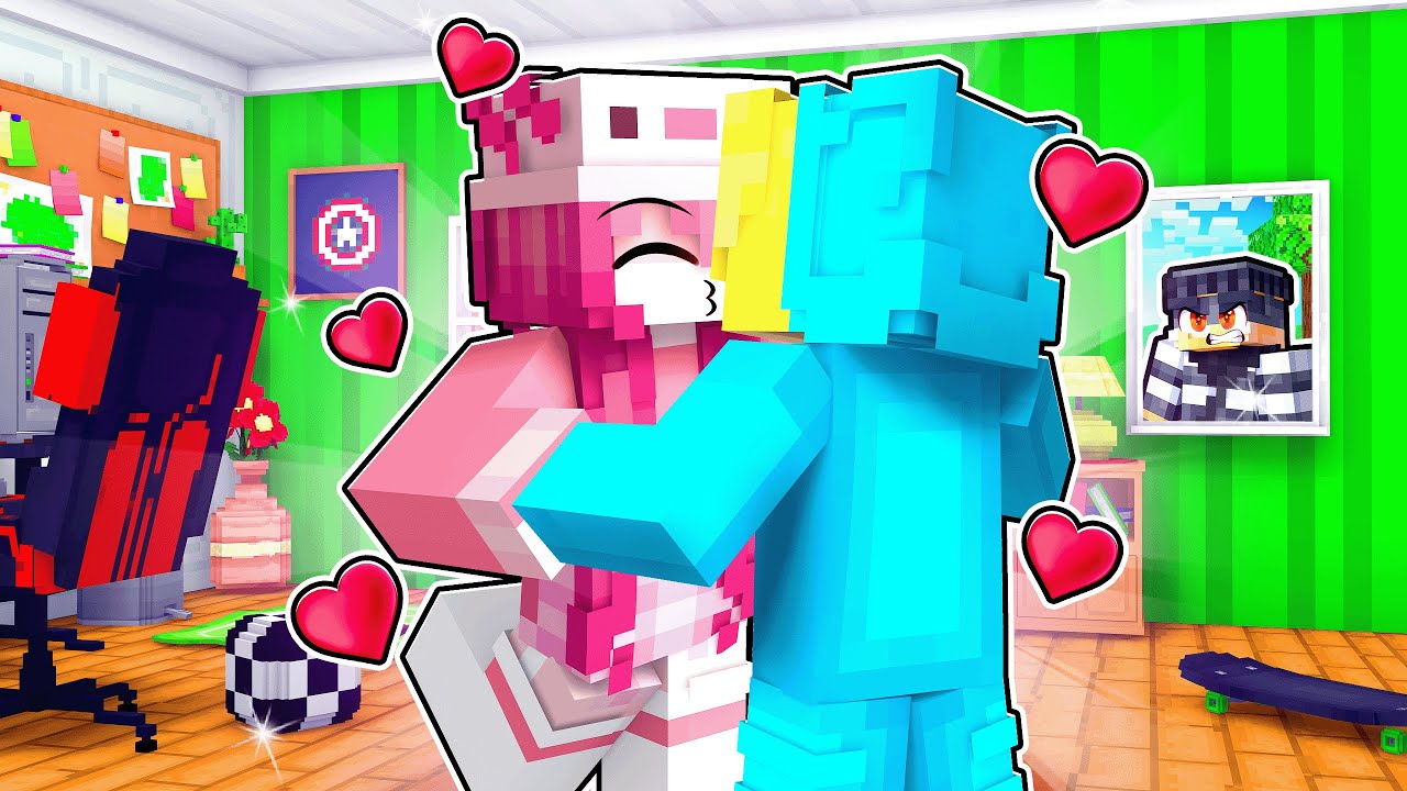 1 TAG ALLEIN mit FREUNDIN in einer VILLA in Minecraft!