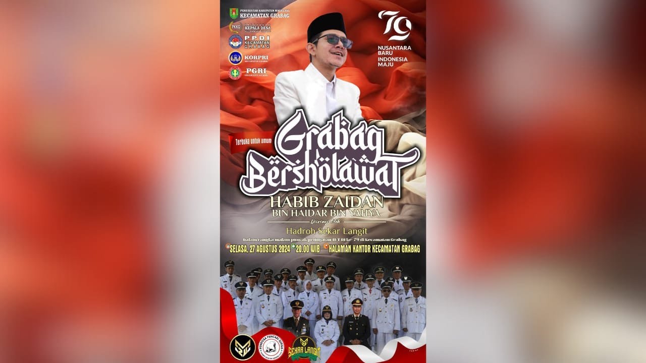 GRABAG MAGELANG BERSHOLAWAT BERSAMA HABIB ZAIDAN BIN HAIDAR BIN UMAR BIN YAHYA