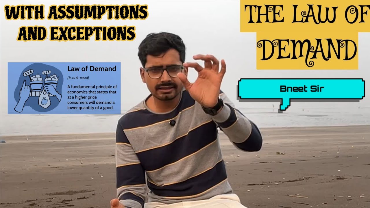 THE LAW OF DEMAND WITH ASSUMPTIONS AND EXCEPTIONS 