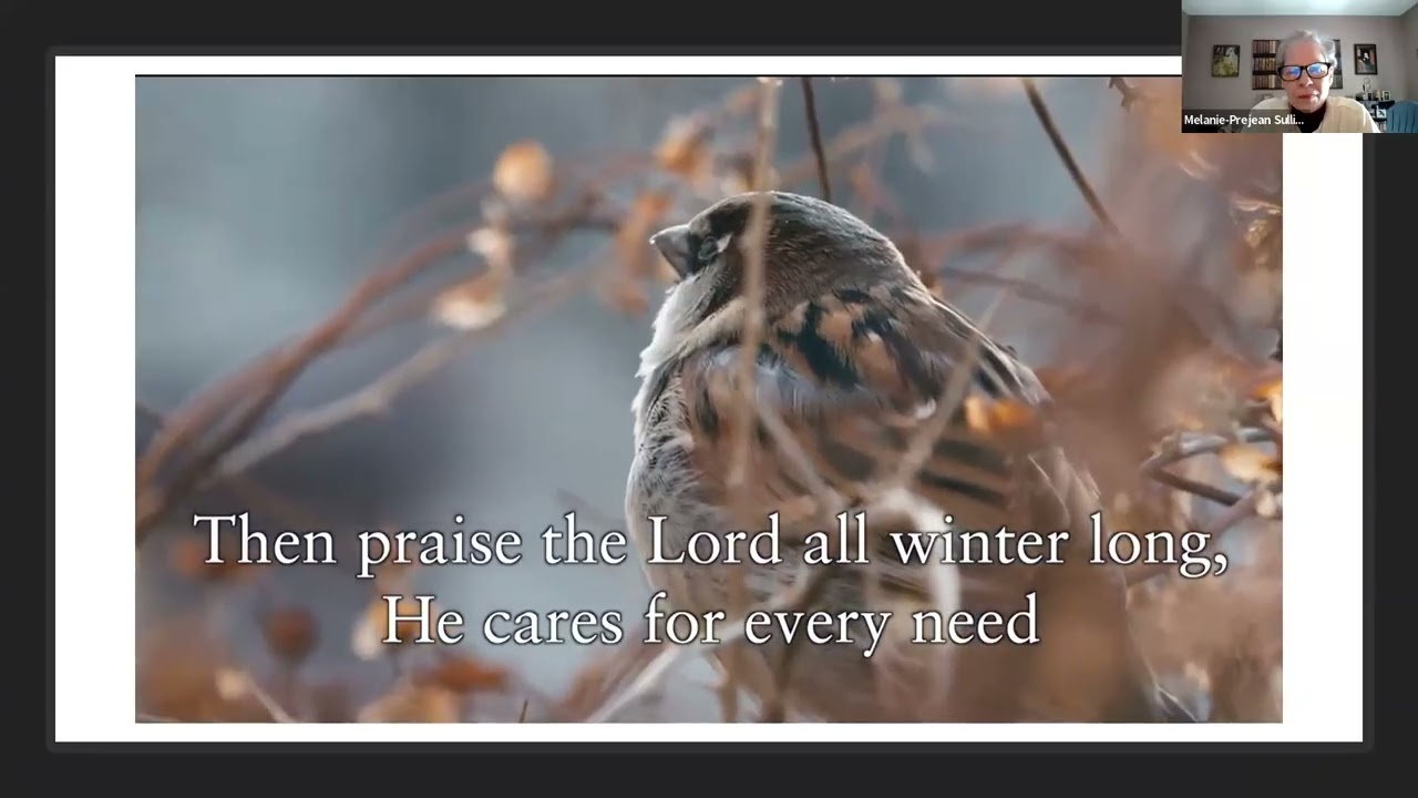 Winter's Blessings. Online Evening Prayer.