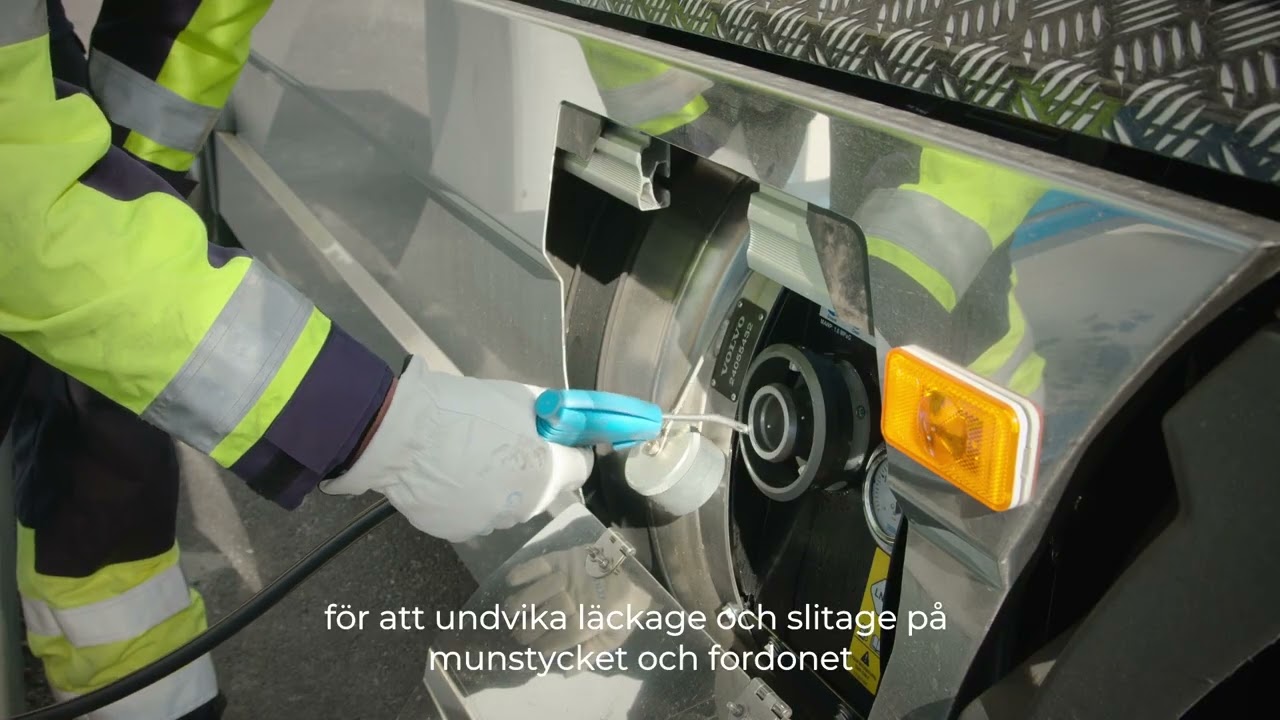 Volvo tankinstruktioner för Vårgårda & Växjö på svenska | Gasum