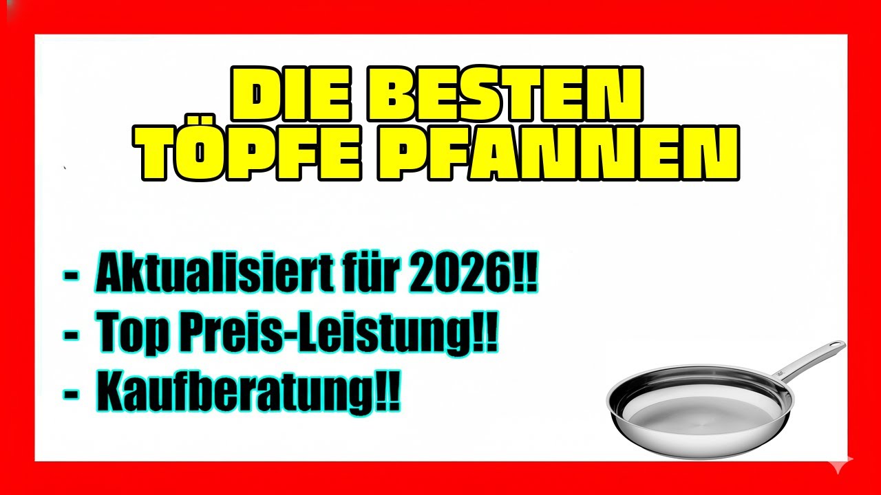 🔥TOP 7 Beste Töpfe & Pfannen 2026🔥 Beste Töpfe & Pfannen auf Amazon 🔥