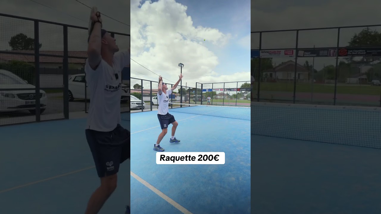Raquette LIDL vs Raquette Dunlop 🎾😎 #padel #padelmoments #sports
