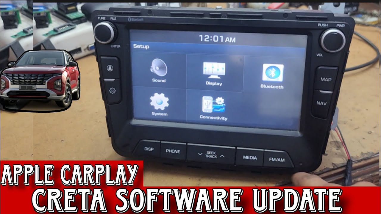 Creta applecar play Update | creta Software update | creta Software problem | #creta #carstereo