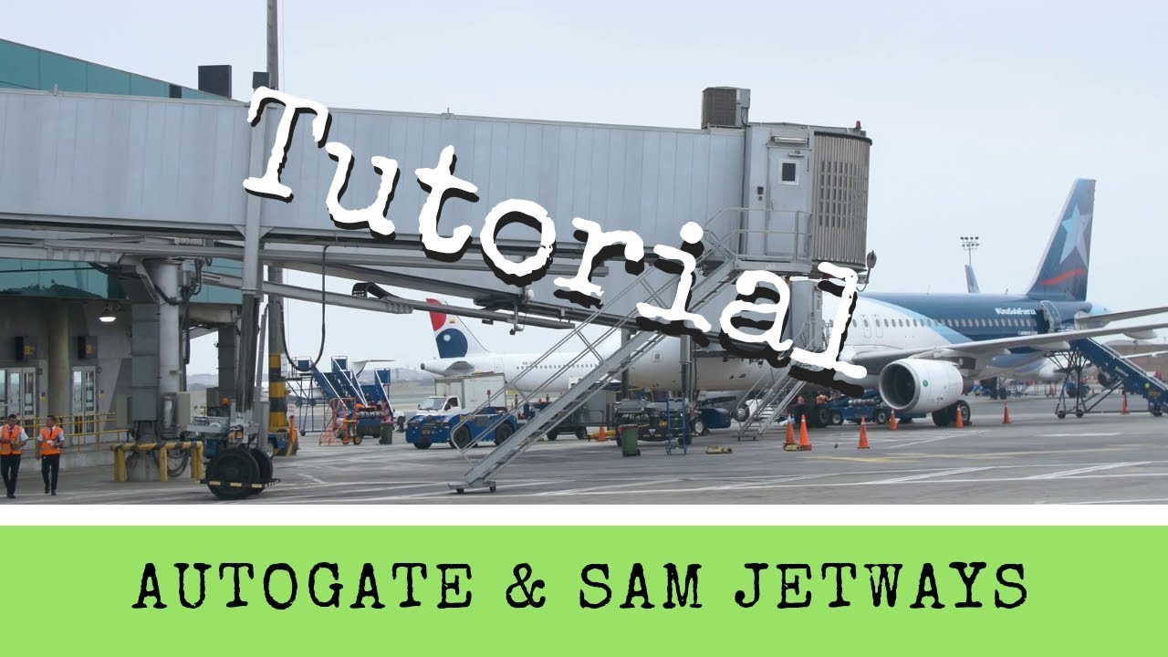 X-Plane 11 - Tutorial: Adding Autogate or SAM Jetways