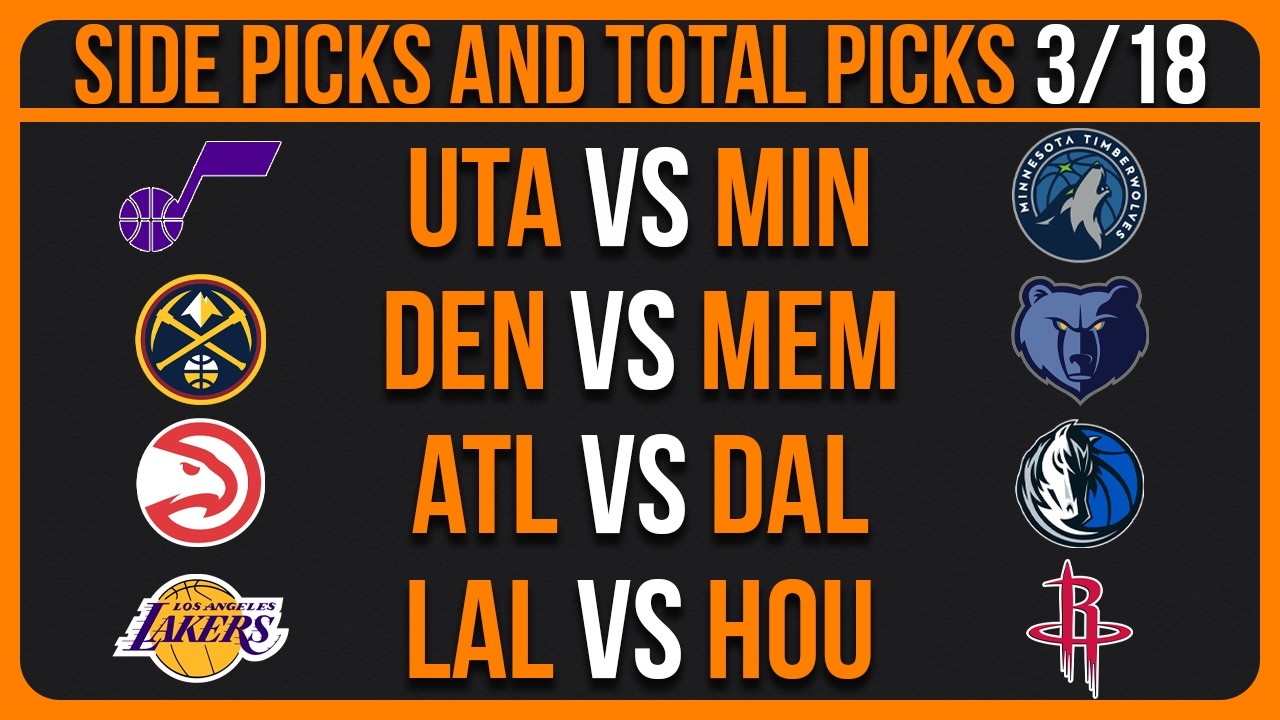 NBA Picks Today Wednesday 3/18/26 NBA Picks and Predictions | NBA Predictions Today | NBA Bets Today