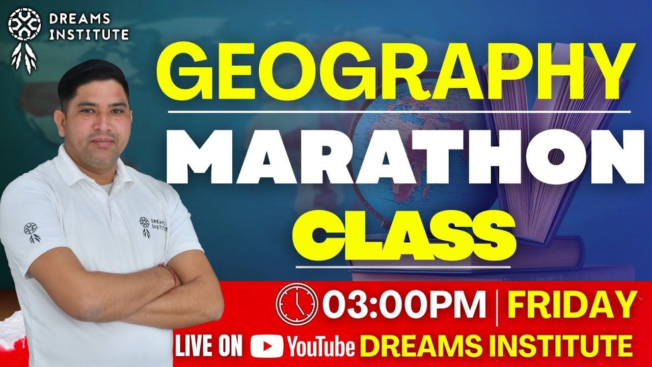 GEOGRAPHY MINI MARATHON | FOR PSTET & CTET 2026 | BY SURINDER SIR | 03:00PM | WITH DREAM INSTITUTE