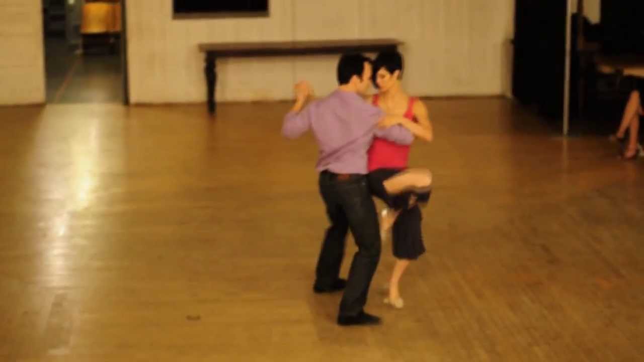 Eva & Patricio - Advanced class video review. October 2013
