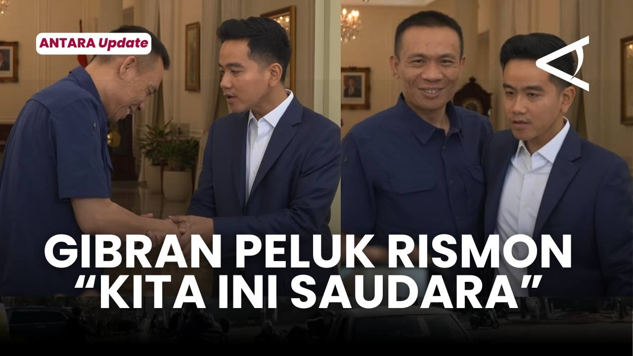Akui Ijazah Jokowi dan Gibran Asli, Gibran Peluk Rismon Usai Minta Maaf
