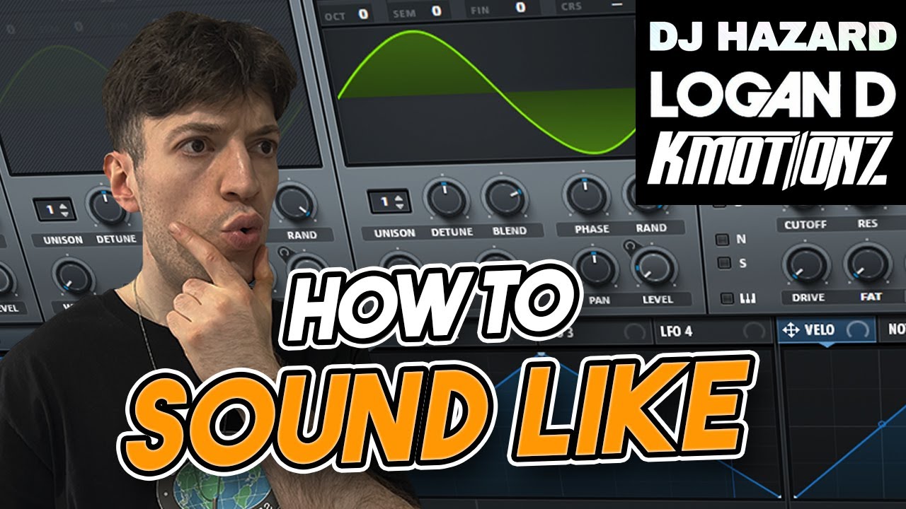 Original Jump Up Drum & Bass Serum Stab Tutorial (DJ Hazard, Logan D, K Motionz)
