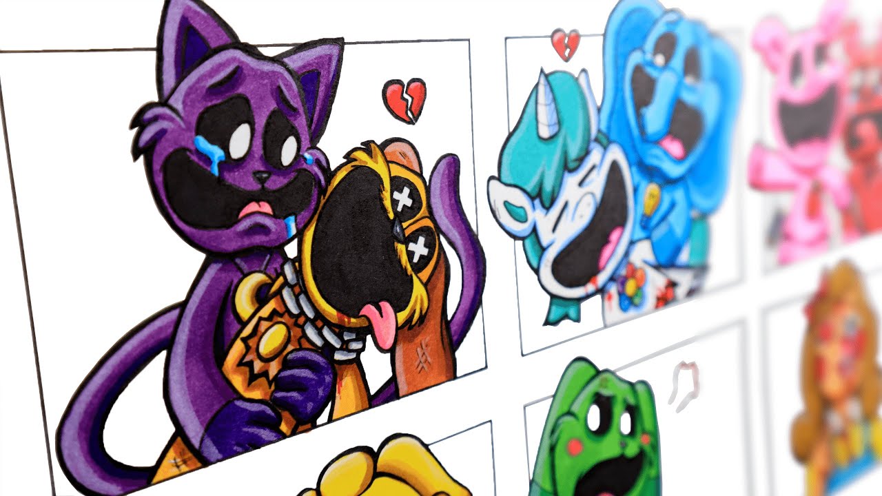 Drawing Sad Story | Poppy Playtime 3 | Smiling Critters