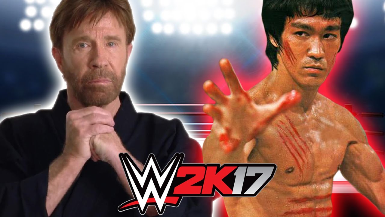 BRUCE LEE VS CHUCK NORRIS | WWE 2K17