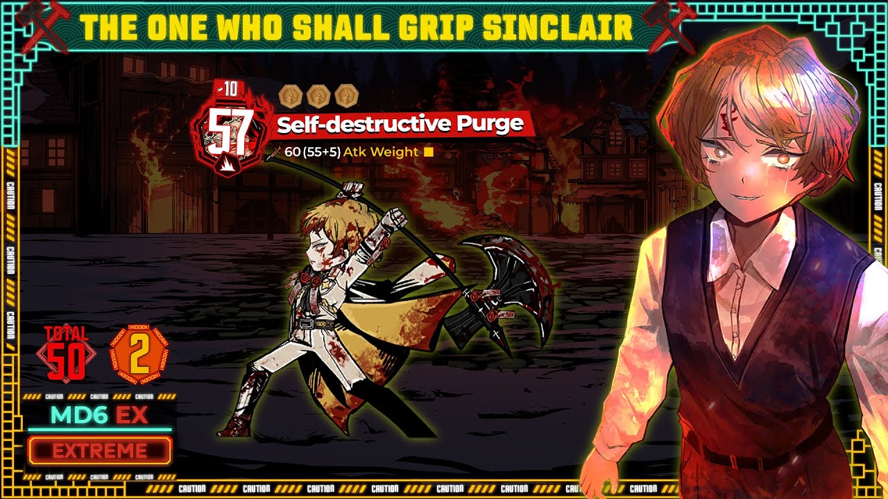 The One Who Shall Grip Sinclair - MD6E Solo 50 Adv. (2/4 Hidden Boss) [Limbus Company]