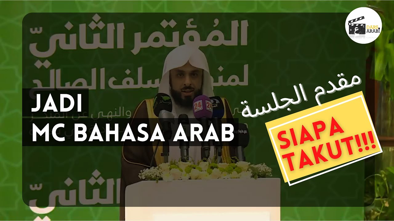 Menjadi Pembawa Acara MC Berbahasa Arab