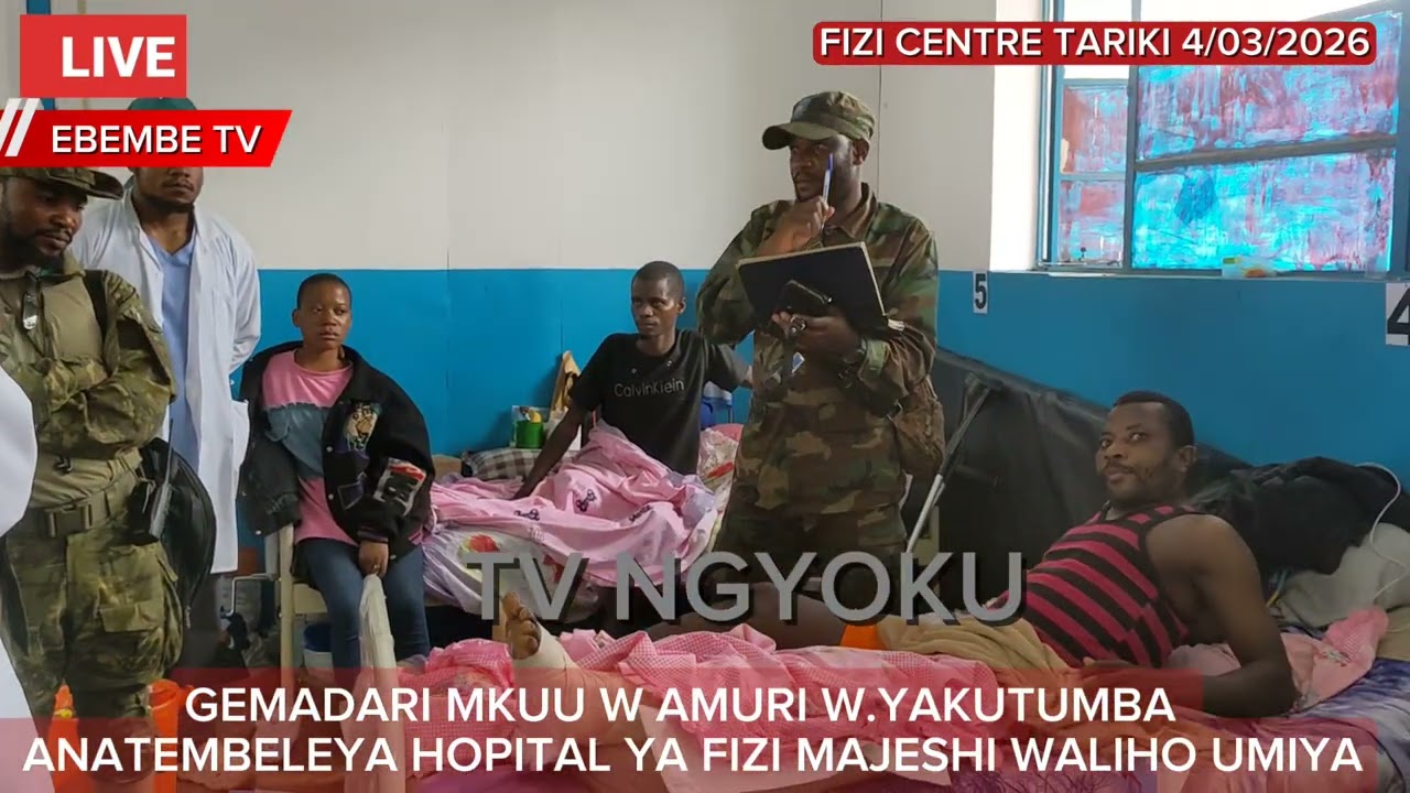 MWESHIMIWA GEMADARI MKUU AMURI W.YAKUTUMBA KU HOPITAL YA FIZI  CENTRE