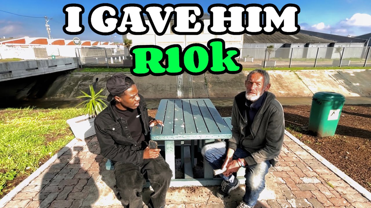 Giving A Random Homeless Man R10,000
