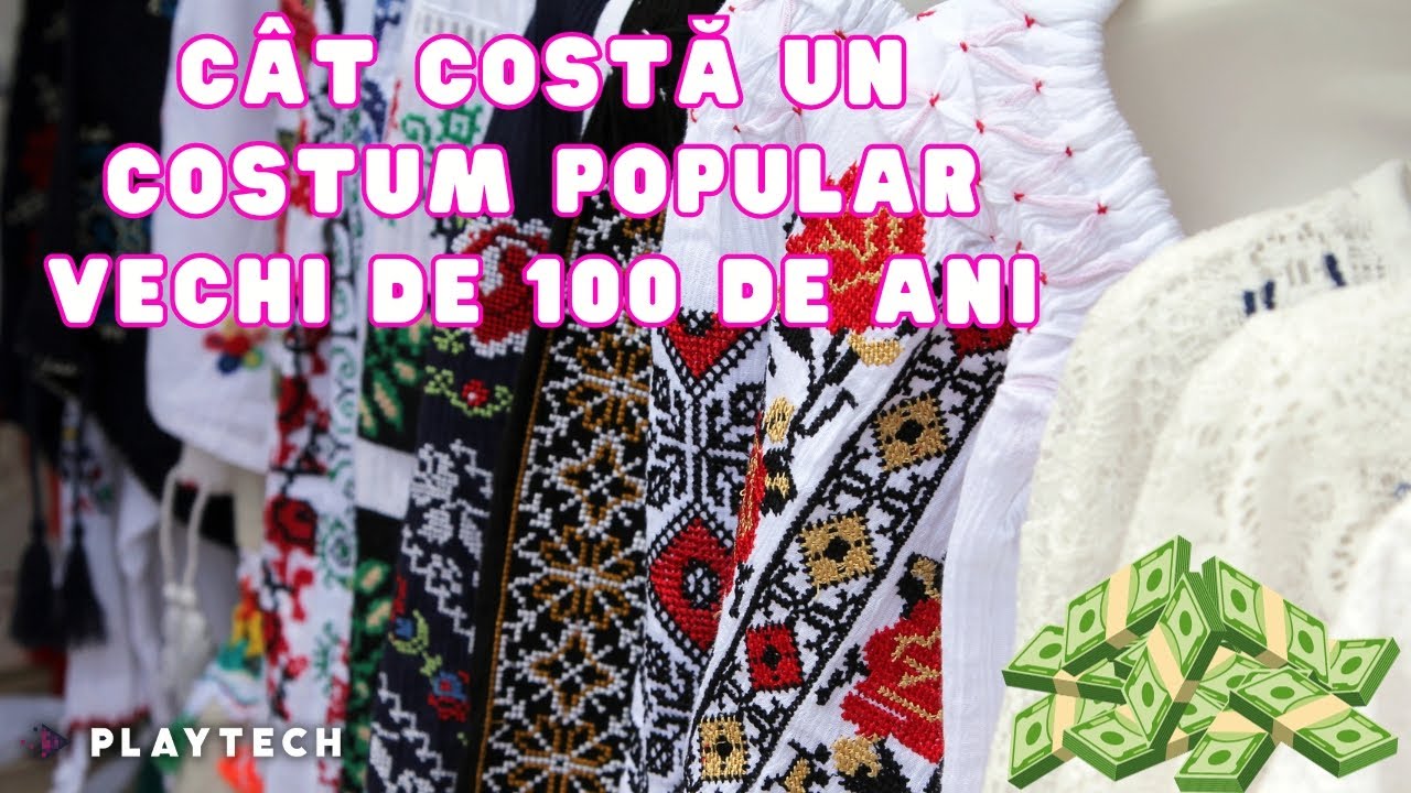Cât costă un costum popular vechi de 100 de ani. Nu oricine își permite așa ceva #costume