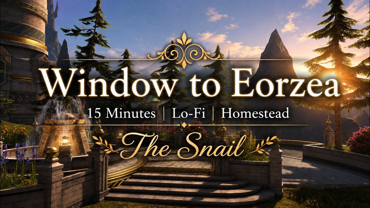FFXIV Homestead:🌄 Sunrise at Idyllshire | Relaxing Ambient Music for Morning Focus