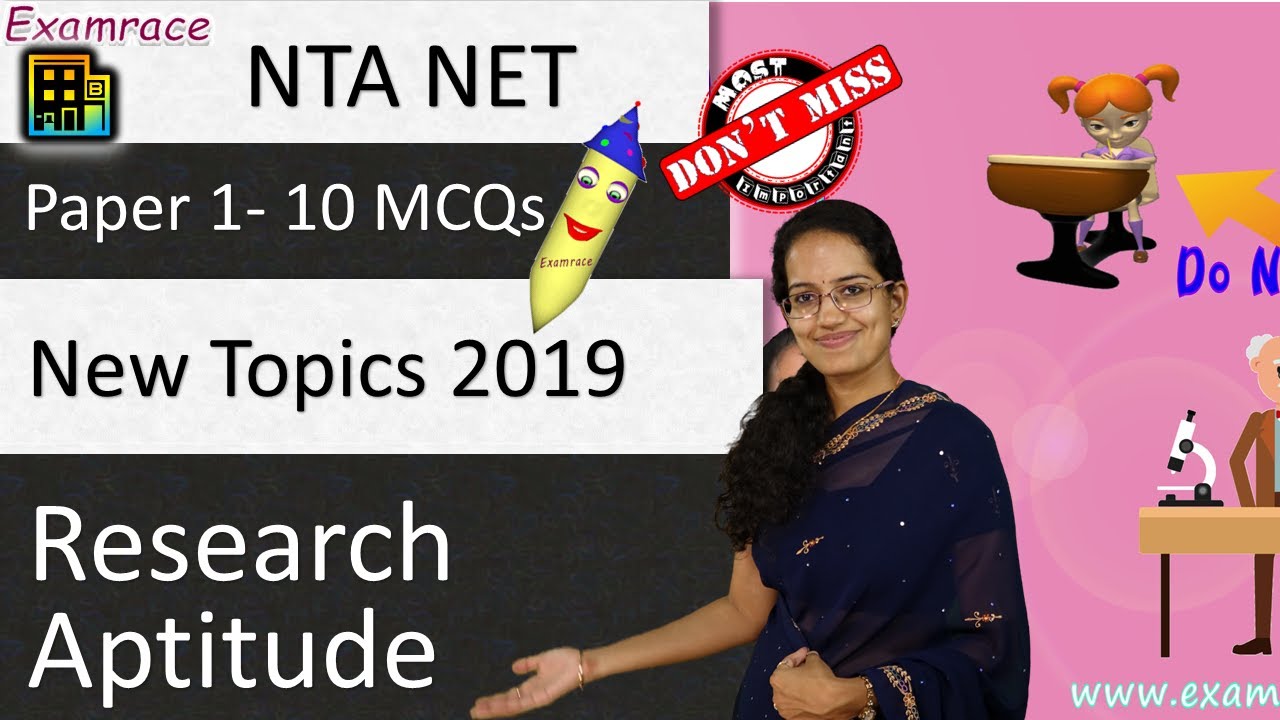 Research Aptitude MCQs (Testing Tuesdays) - NTA NET Paper 1 (New Syllabus 2019)