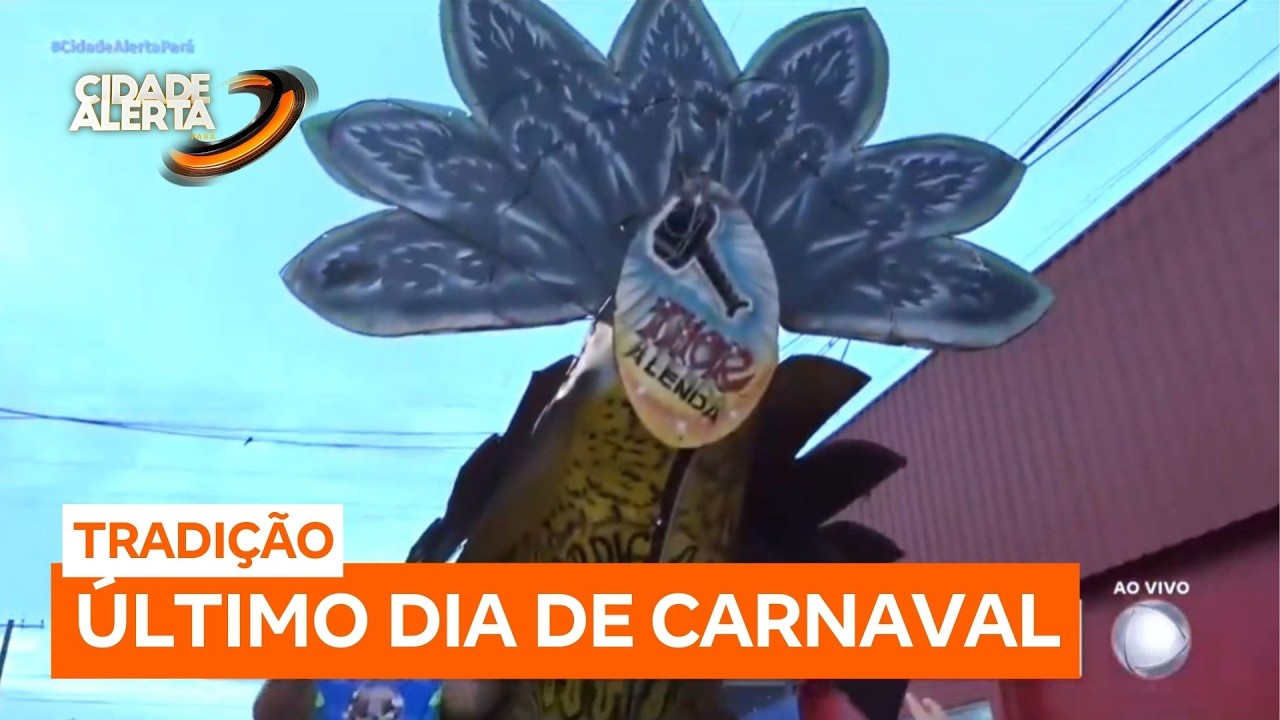 Bloco Rabo do Peru leva animação a moradores do Icoaraci (PA) no último dia de Carnaval