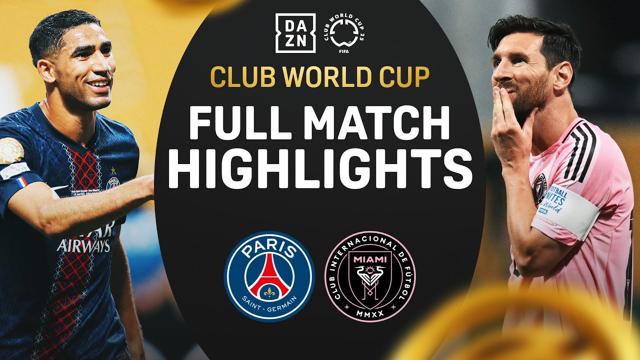 PSG Dominates Lionel Messi & Inter Miami 4-0 | FIFA Club World Cup Highlights