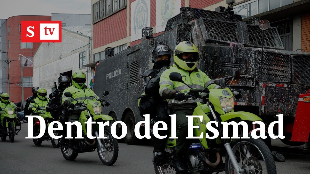 Así se ven las protestas en Colombia dentro de una tanqueta del Esmad | Semana Noticias