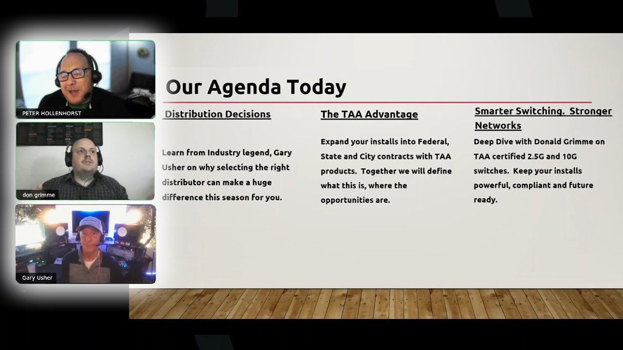 The Pro Installer Series  The TAA Advantage — Power Meets Compliance