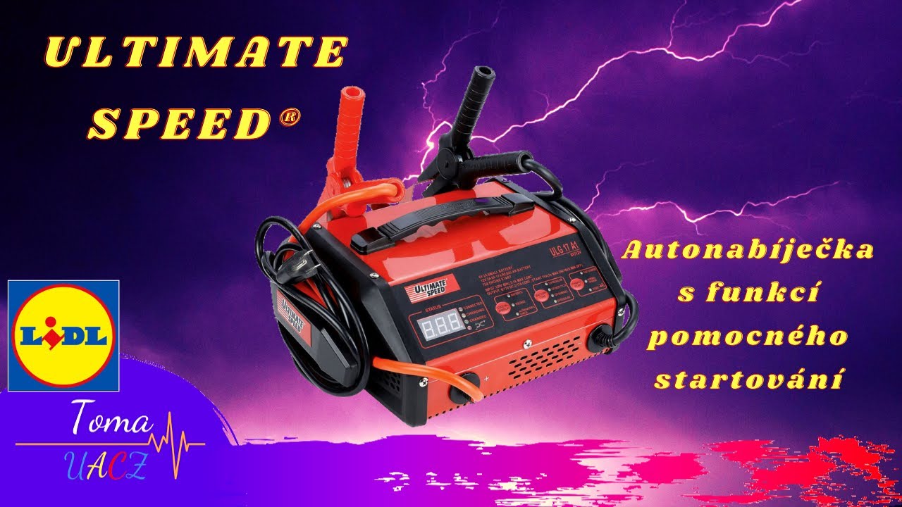 ULTIMATE SPEED® Autonabíječka s funkcí pomocného startování ULG 17 A1
