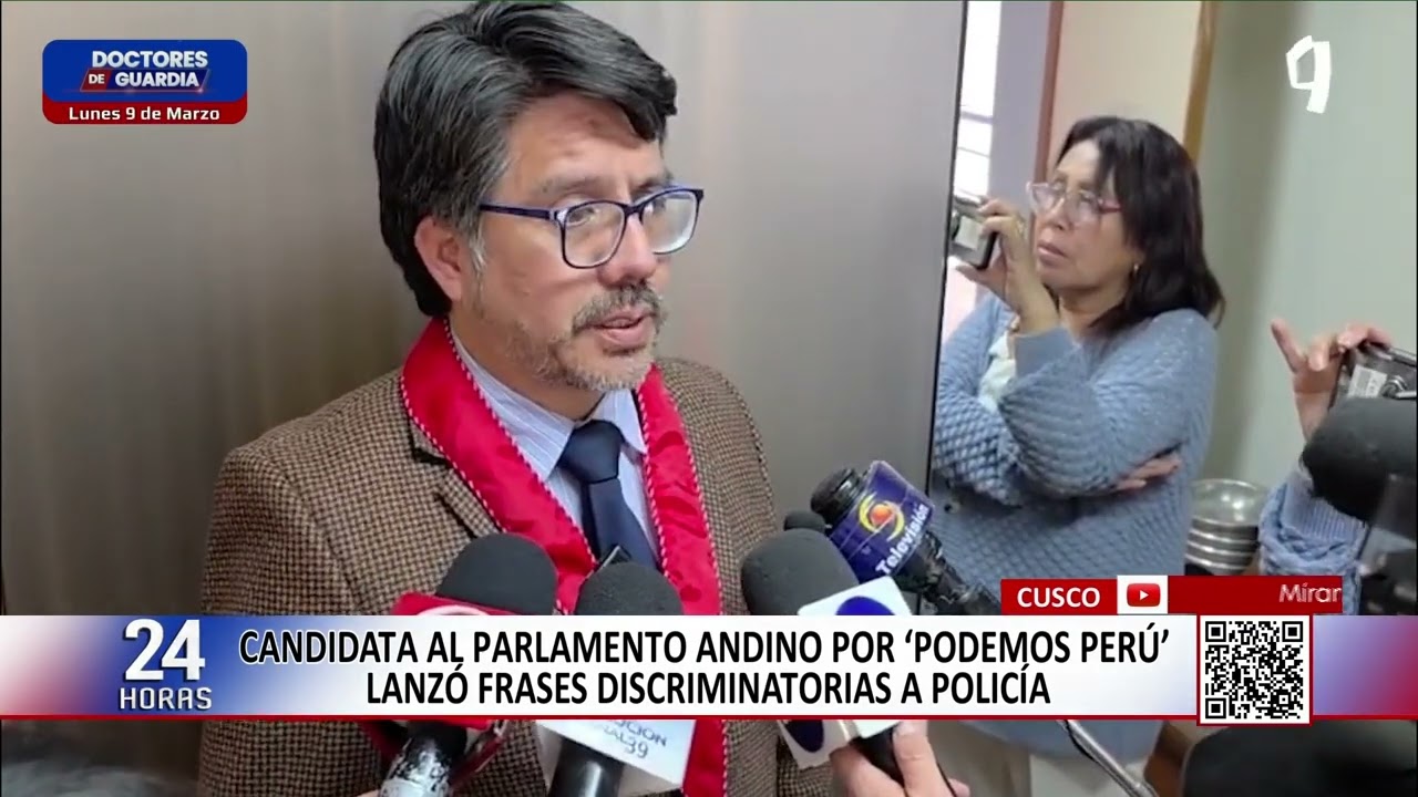 Cusco: candidata al Parlamento Andino lanza frases discriminatorias a policía