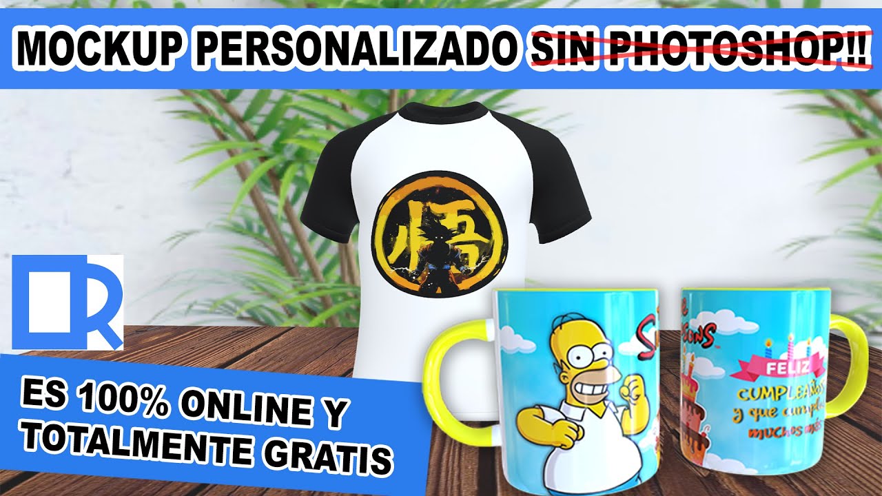 ¿Mockups de insumos personalizados sin Photoshop? ¡Gratis! ¡Sé un experto editando online!