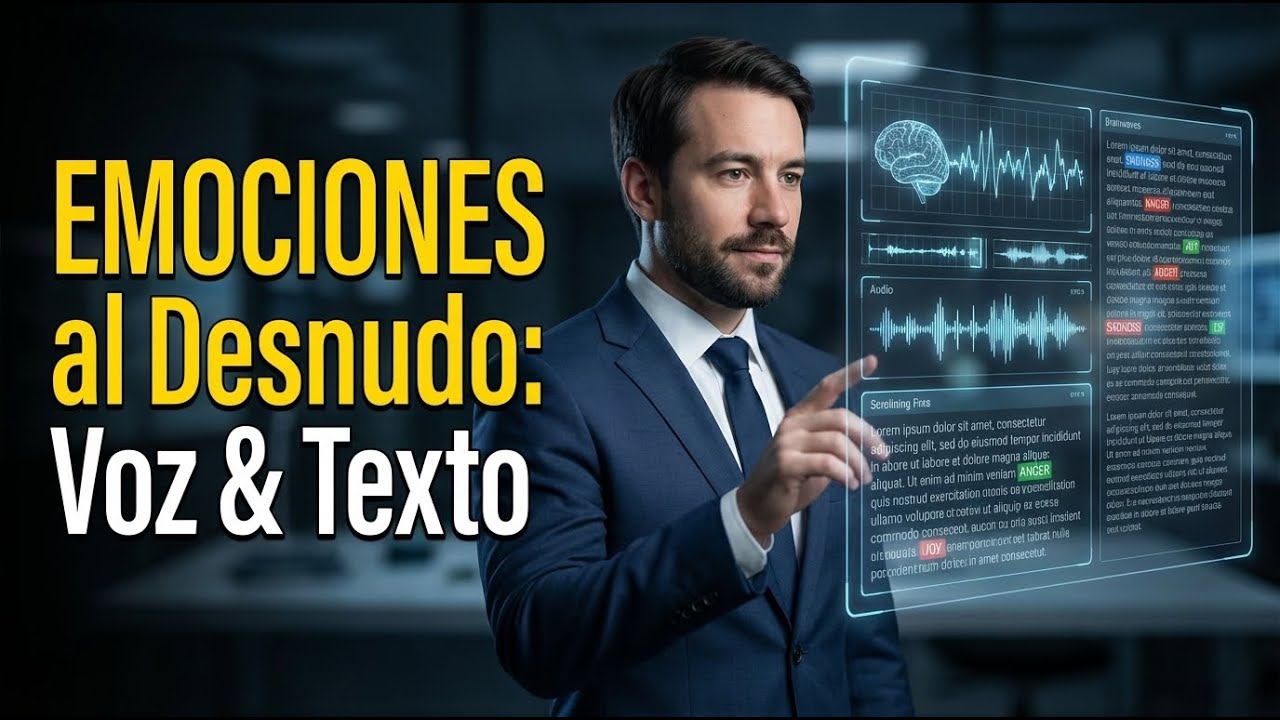 INTELIGENCIA ARTIFICIAL que Detecta EMOCIONES en Voz y Texto