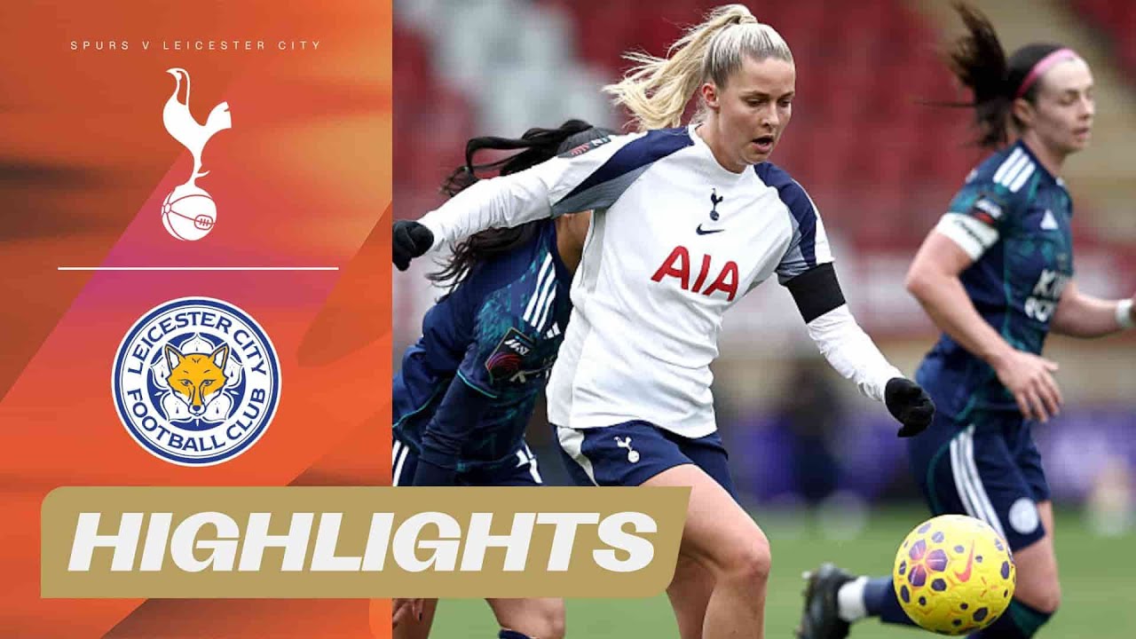 Neville Own Goal Gives Spurs The Win! | Tottenham Hotspur v Leicester City | Barclays WSL 25/26