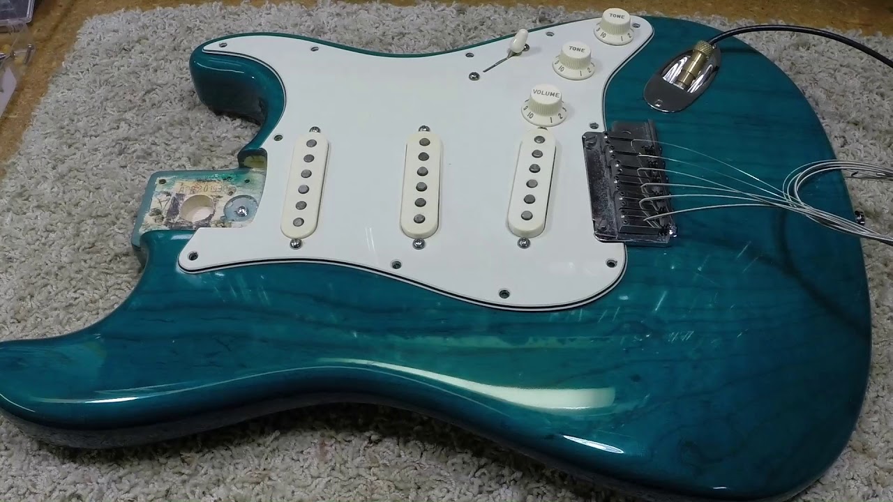 Как сделать гитару Single Coil Stratocaster бесшумной