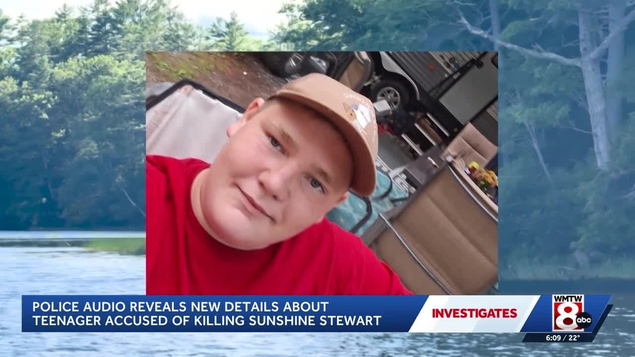 Police audio provides insight into home life of the teenager accused of killing Sunshine Stewart