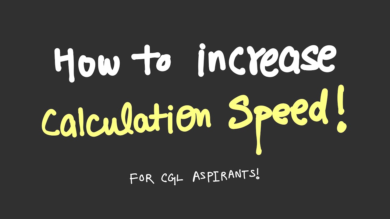 Boost Your Calculation Speed in 30 Days | 7 Proven Steps | SSC CGL 2026