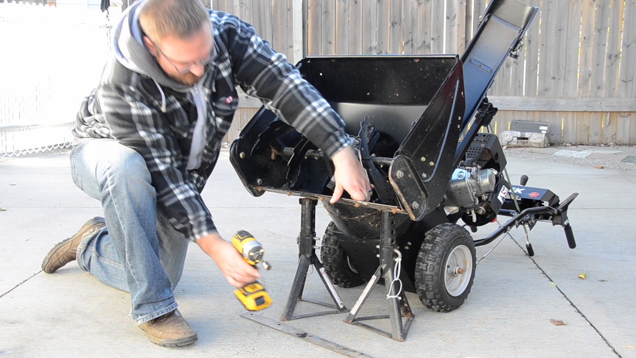 011 - Ariens Sno-Tek 24 Snowblower – Scraper Blade Replacement & Skid Shoe Adjustment