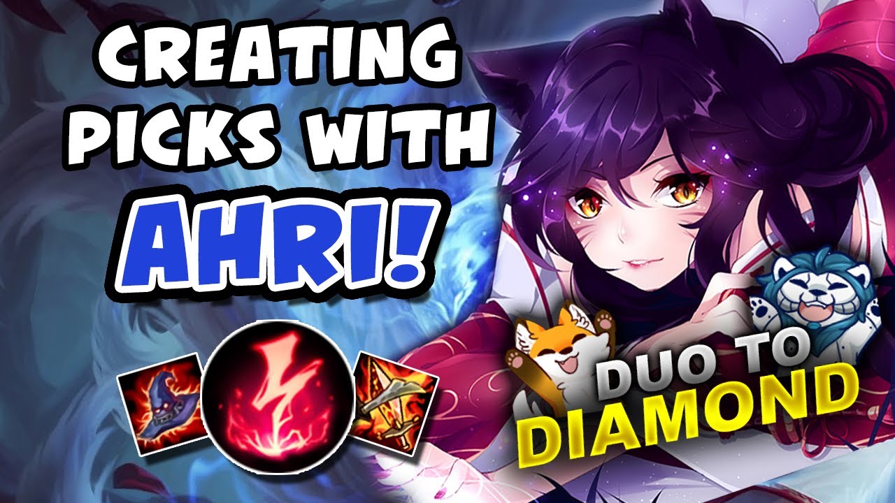 CREATING PICKS WITH AHRI! DUO TO DIAMOND - VICKSY | League of Legends