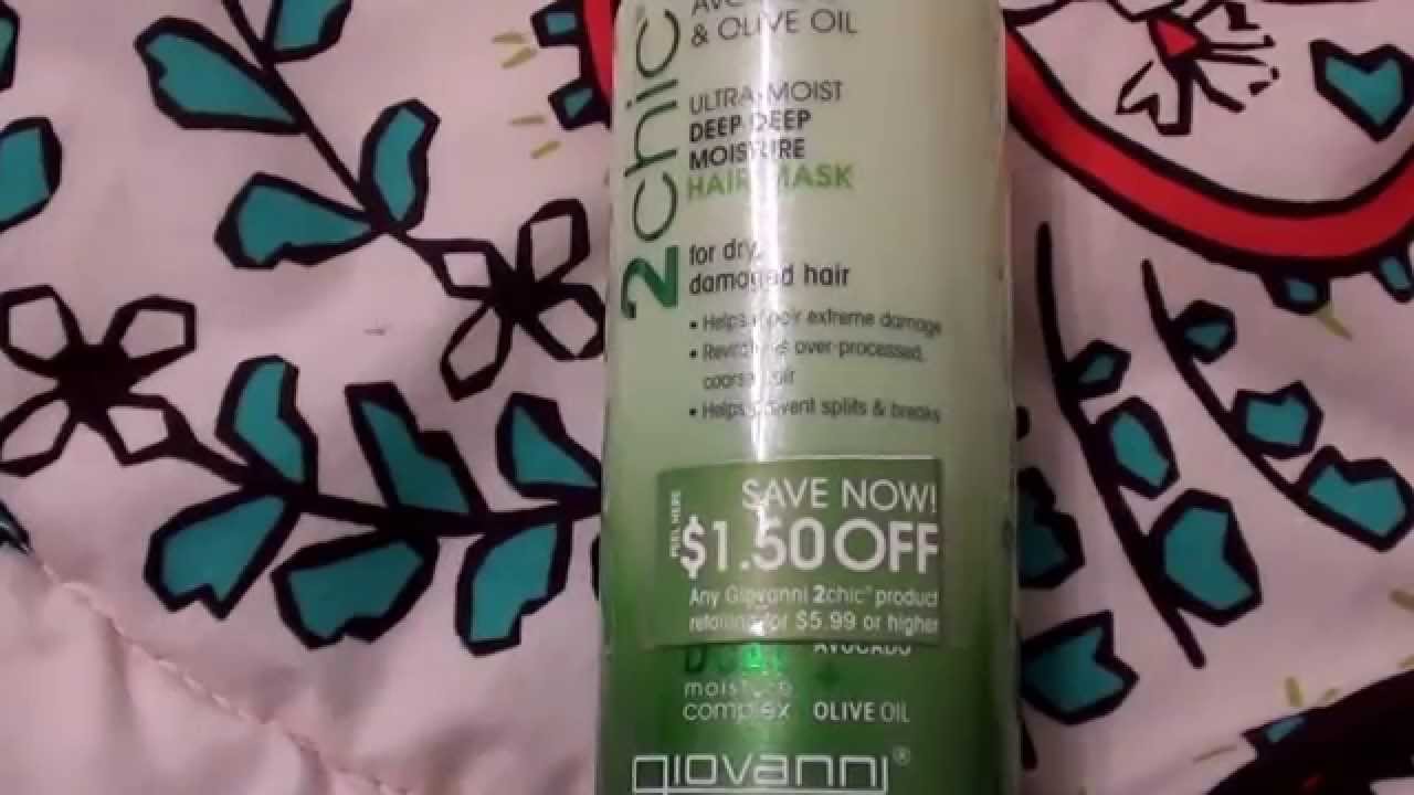 Giovanni 2chic Ultra-Moist Deep Deep Moisture Hair Mask Avocado & Olive Oil