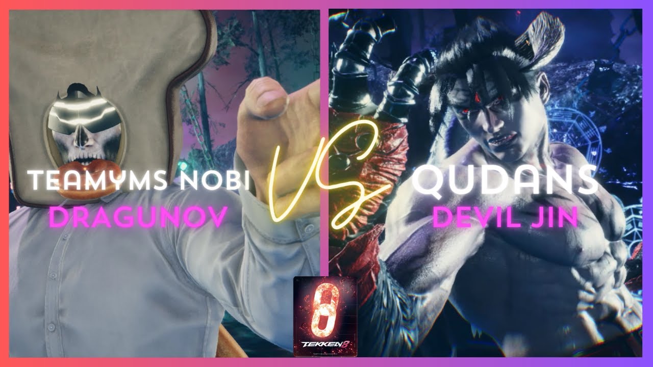Tekken 8 - TeamYMS NOBI (DRAGUNOV) VS qudans (DEVIL JIN)