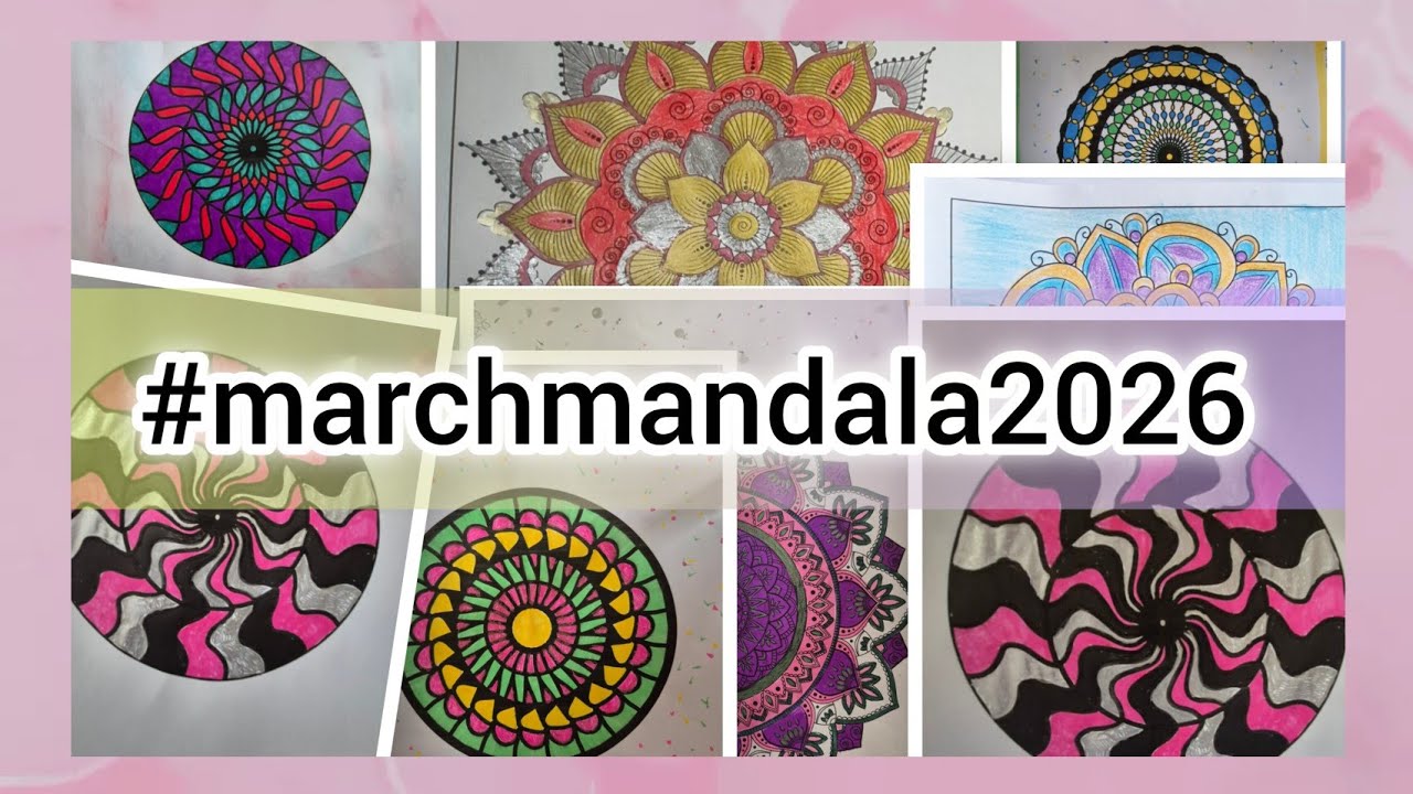 Приветствия | Раскрашивание и общение | Быстрое раскрашивание #marchmandala2026