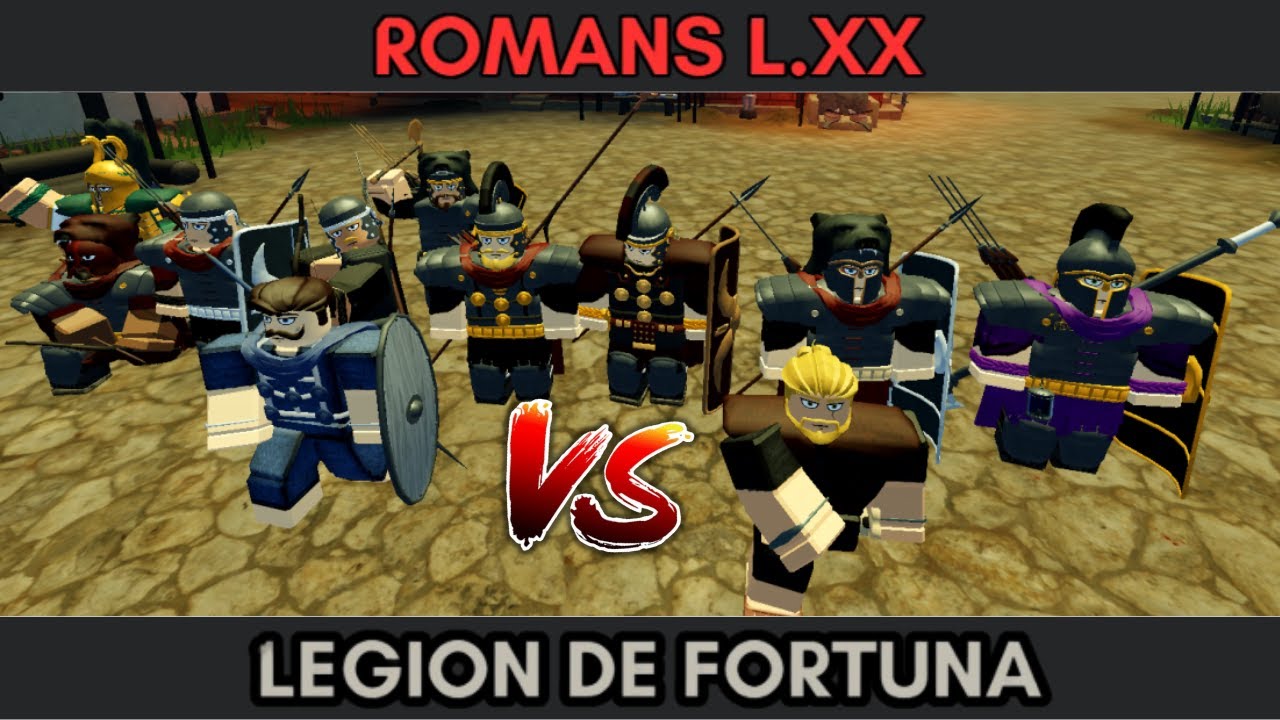 Roma legion XX vs Legion de Fortuna | Roblox: Bellum Imperii 🏹